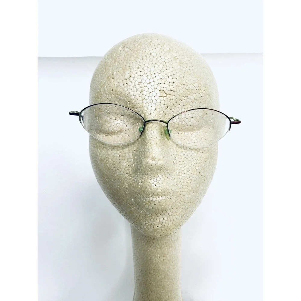 Kate Spade Half Rim Tortoise Green Metal Oval Glasses Italy Leah 51 18 130